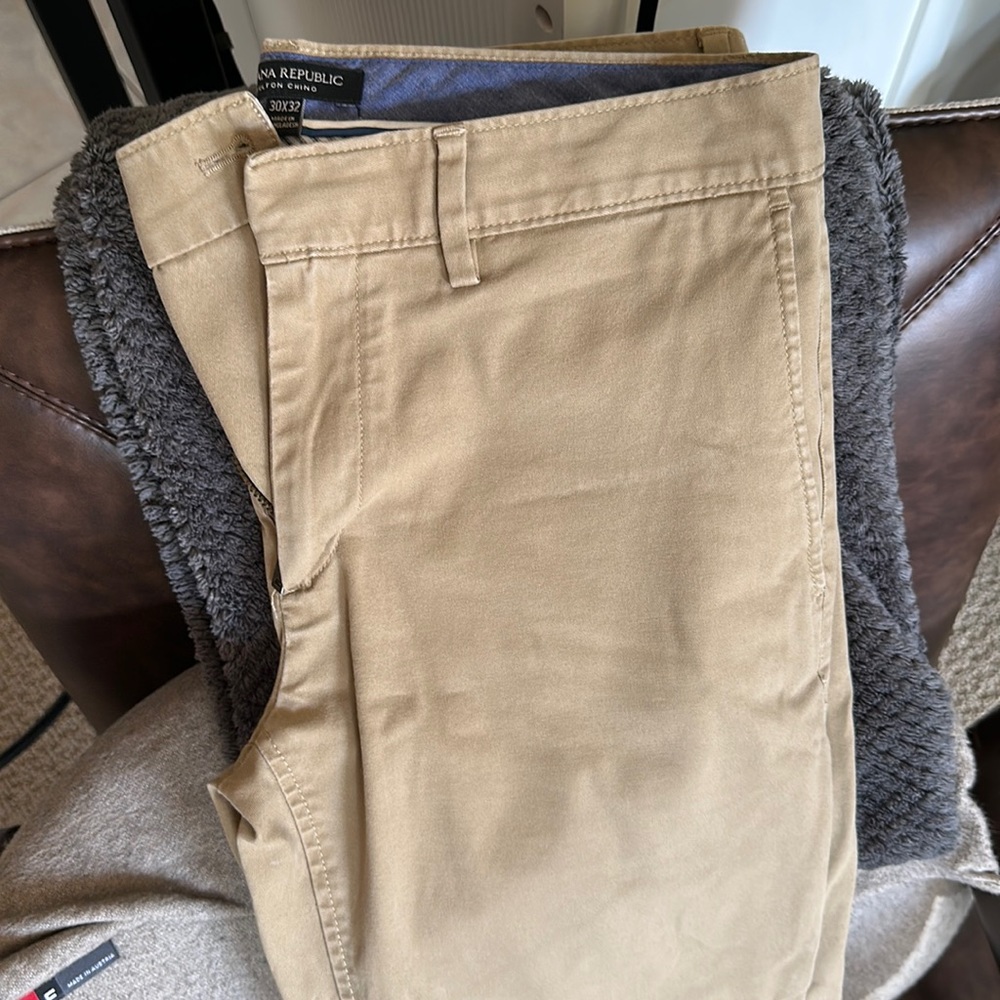 Banana Republic 30x32 Fulton Skinny Fit Chinos Pants